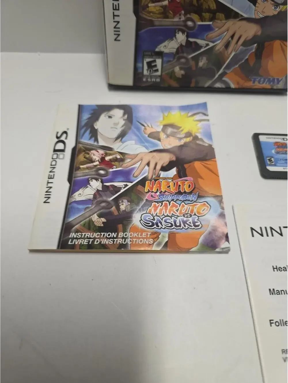 Naruto Shippuden: Naruto Vs. Sasuke for Nintendo DS Complete Great Shape